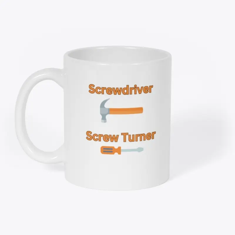 Hammer and screwdriver